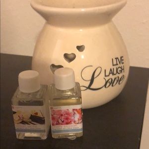 Oils with diffuser